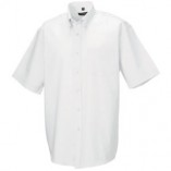 Kurzärmeliges Oxford Hemd mit BT White